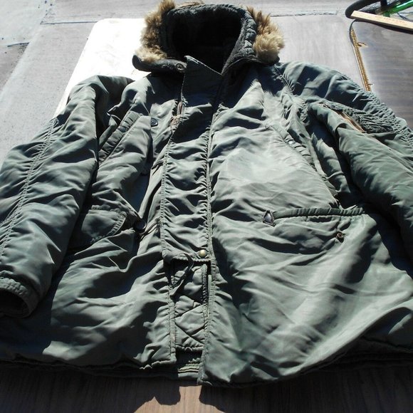 XL WWII 648TH TANK DESTROYER BATTALION EXTREME COLD WX JACKET PARKA 1939 MG 362